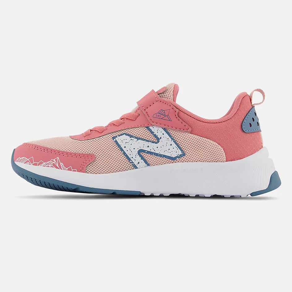 New Balance Pink Haze Dynasoft 545 Bungee Lace With Strap Children’s Sneaker