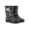 Stonz Black Print Rain Boot