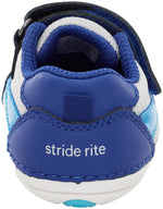 Stride Rite Blue Kylin Soft Motion Baby Sneaker