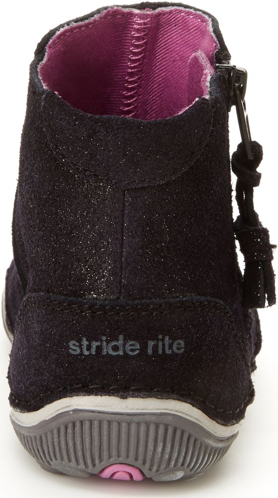 Stride Rite Black Sparkle SRT Zoe Shoe
