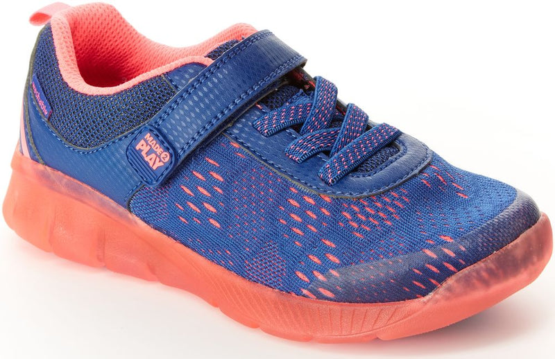 Stride Rite Navy/Pink Lighted Neo M2P Sneaker