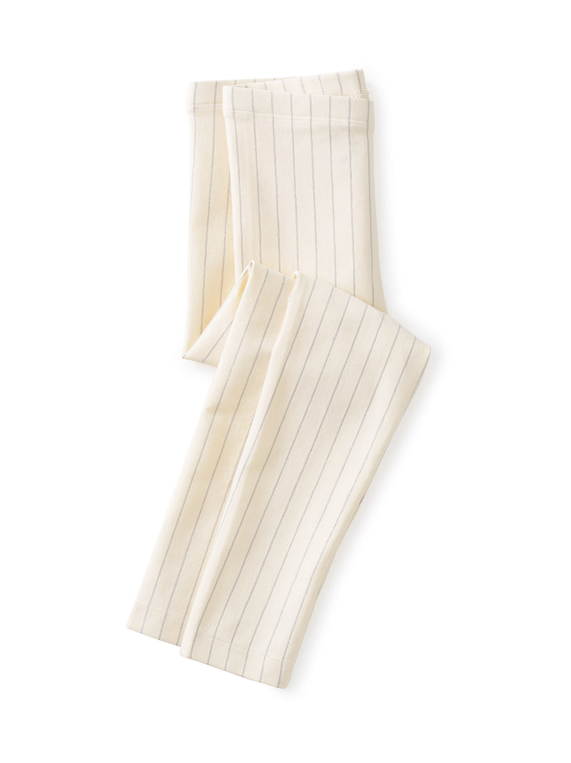 Tea Collection Pelican Metallic Stripe Leggings