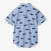 Hatley Seersucker Shark S/S Button Down Shirt