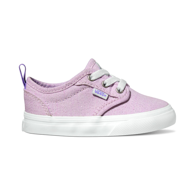 VANS Pink Glitter Toddler Atwood Slip-On Sneaker