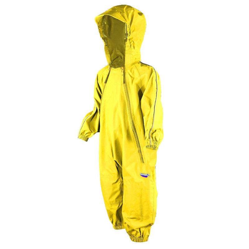 Splashy Yellow One-Piece Rain and Mud Suit