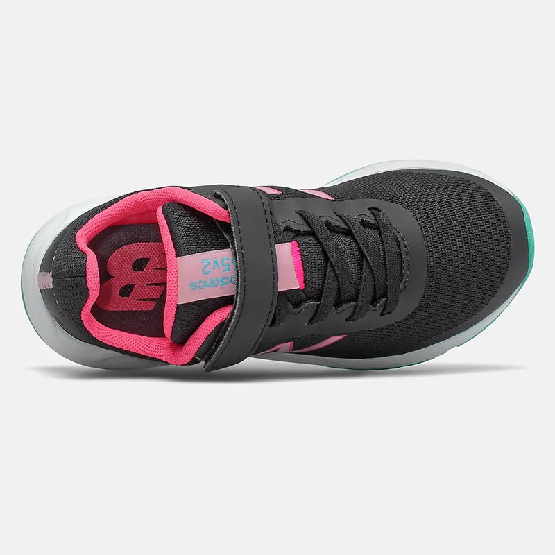 New Balance Black/Pink Lemonade/Summer Jade 455v2 Children’s Sneaker
